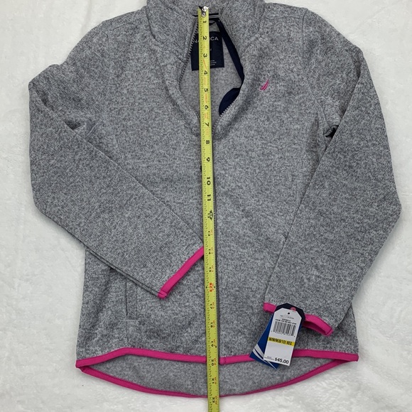 NAUTICA Big Girls Zip-Up Sweater Size M (8/10) - Picture 5 of 8